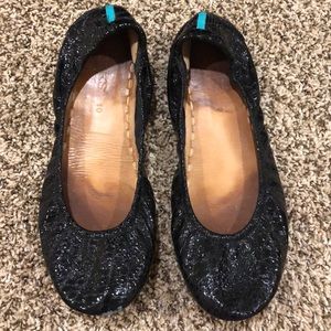 Tieks obsidian black size 10
